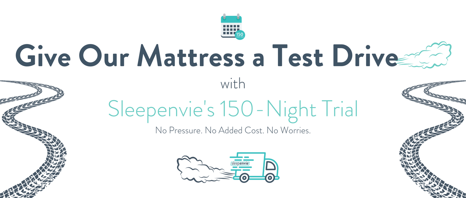 150 night sleep trial at Sleepenvie